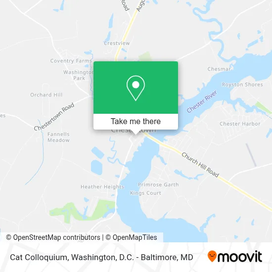 Cat Colloquium map