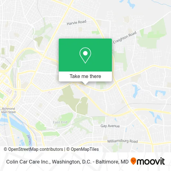 Colin Car Care Inc. map