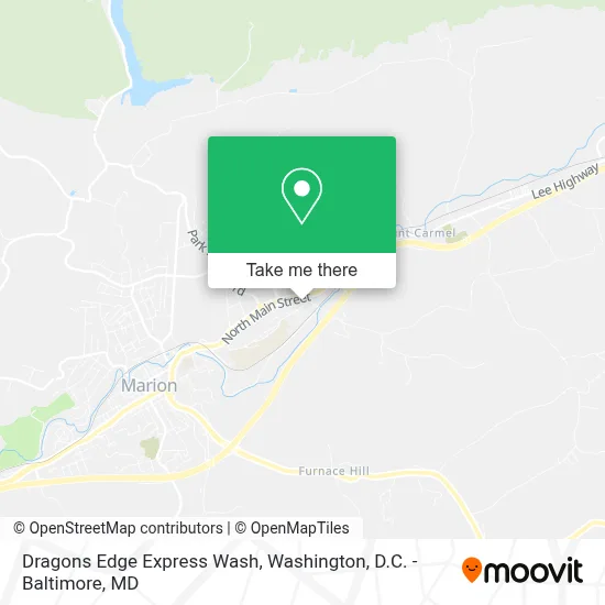 Dragons Edge Express Wash map