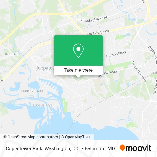 Copenhaver Park map