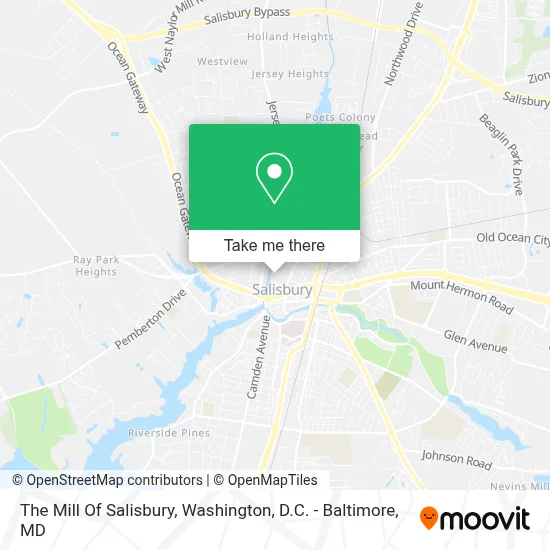 The Mill Of Salisbury map