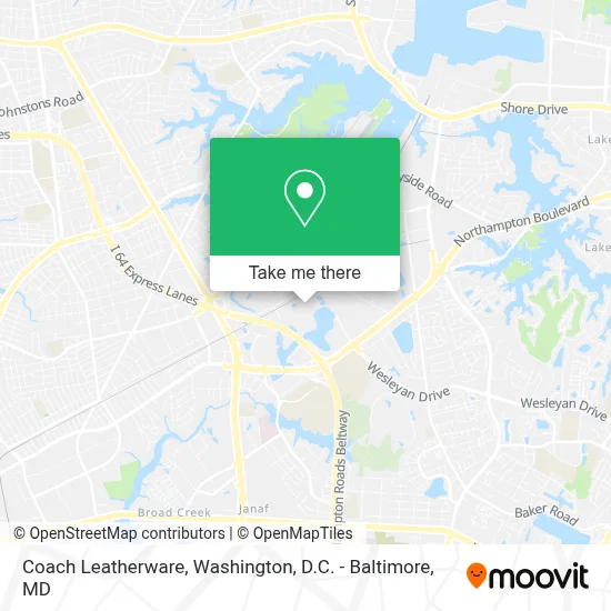 Coach Leatherware map