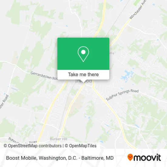 Boost Mobile map