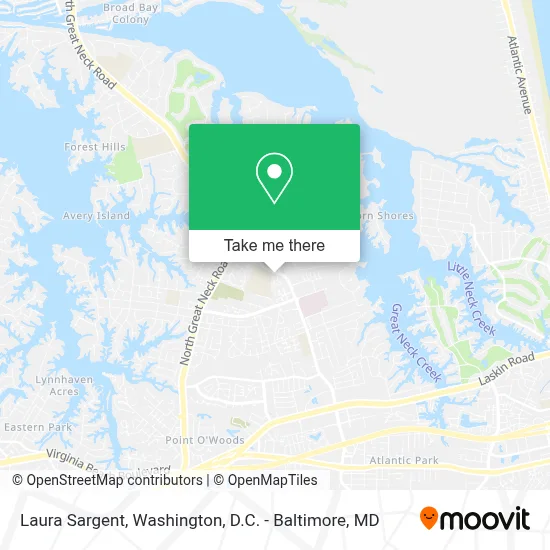 Laura Sargent map
