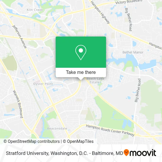 Stratford University map