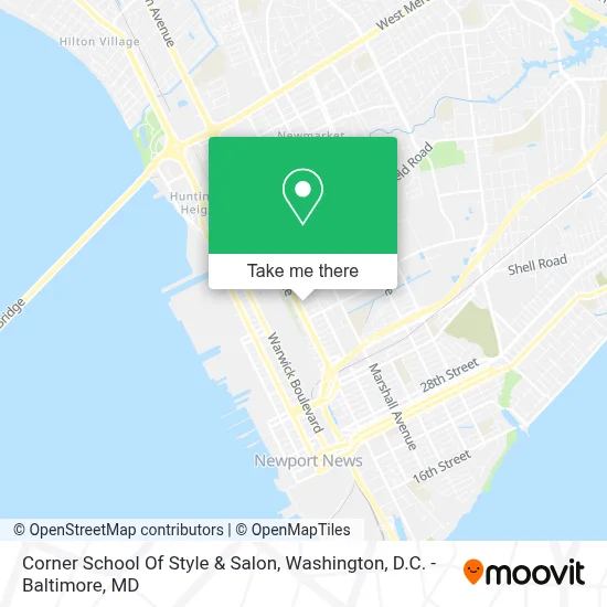 Corner School Of Style & Salon map