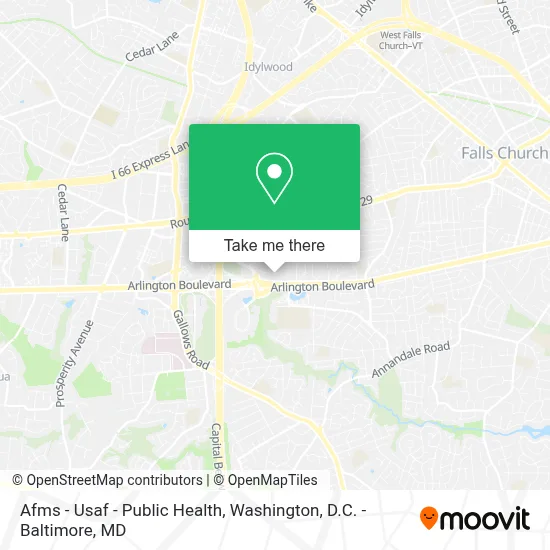 Afms - Usaf - Public Health map