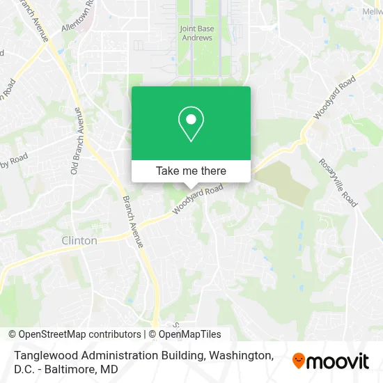 Tanglewood Administration Building map