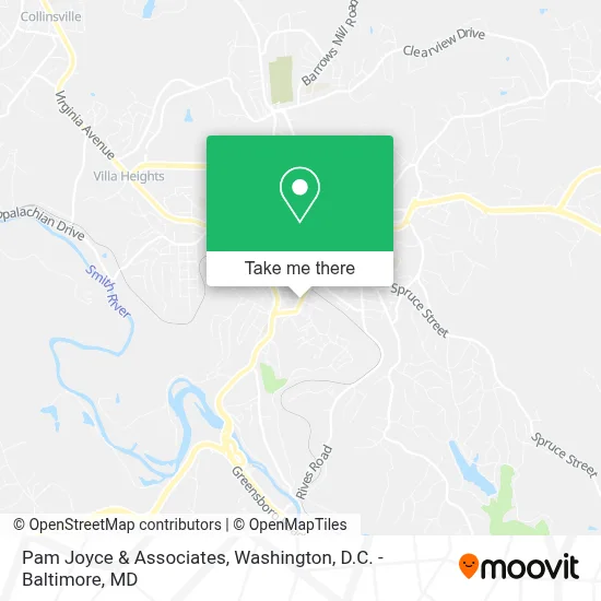 Pam Joyce & Associates map