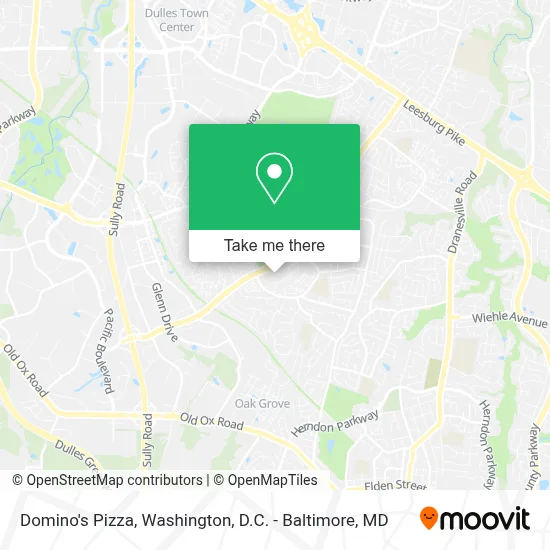 Domino's Pizza map
