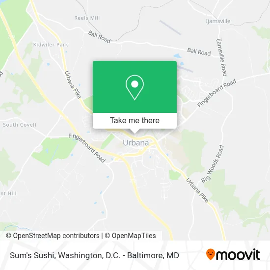 Sum's Sushi map