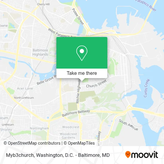 Myb3church map