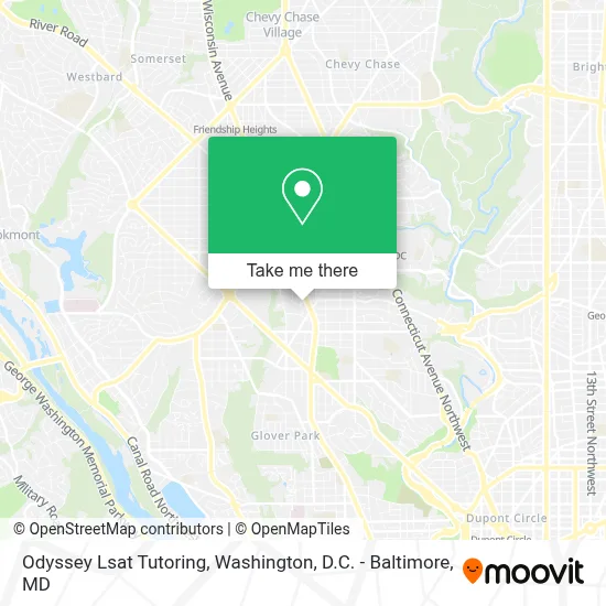 Odyssey Lsat Tutoring map