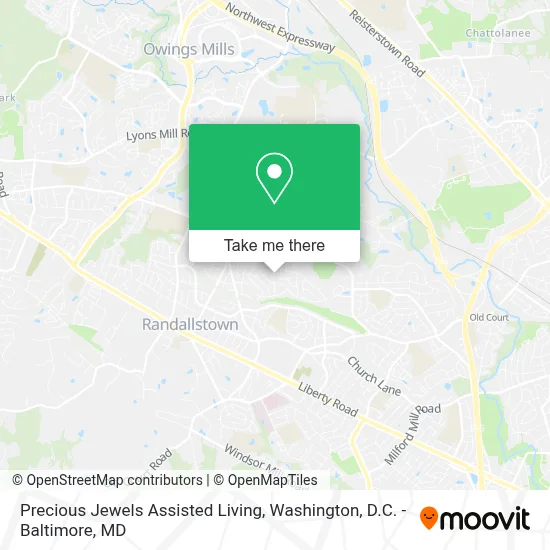 Precious Jewels Assisted Living map