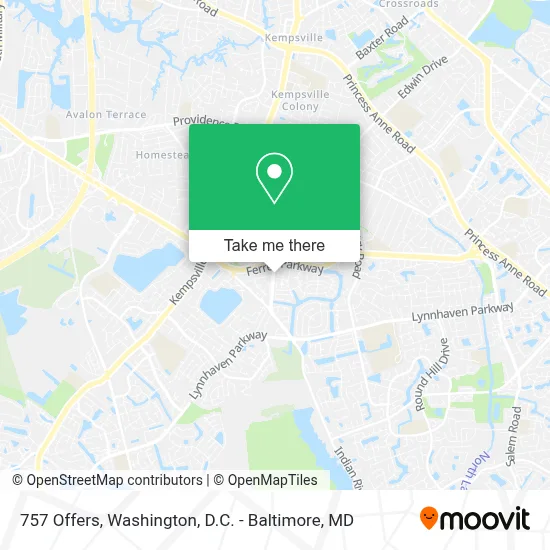 757 Offers map