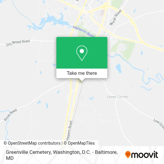 Greenville Cemetery map