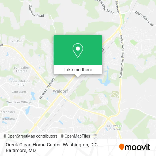 Oreck Clean Home Center map
