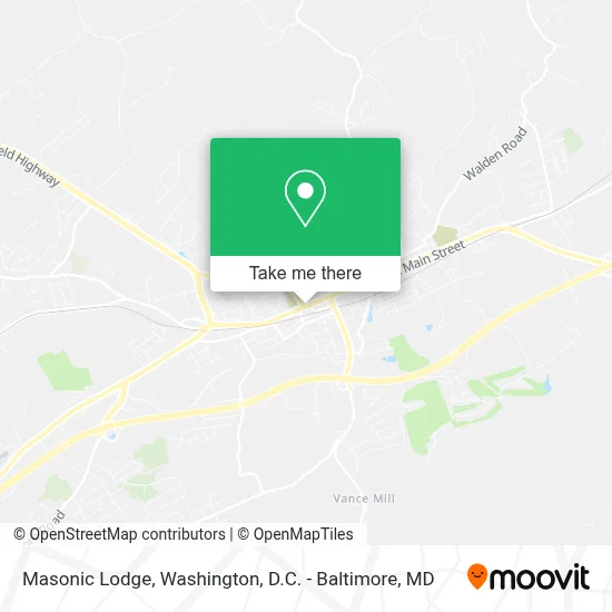 Masonic Lodge map