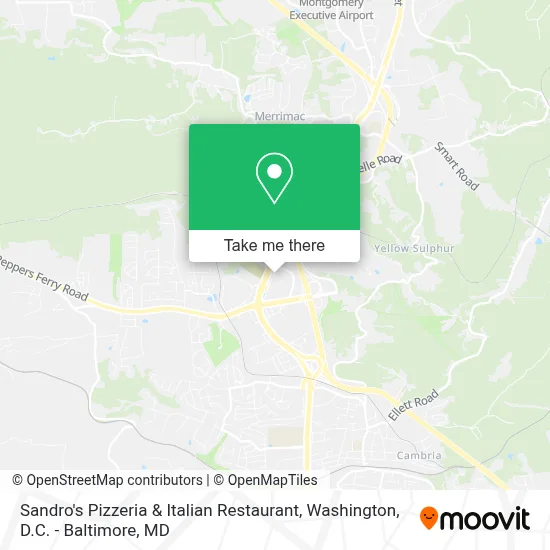 Sandro's Pizzeria & Italian Restaurant map