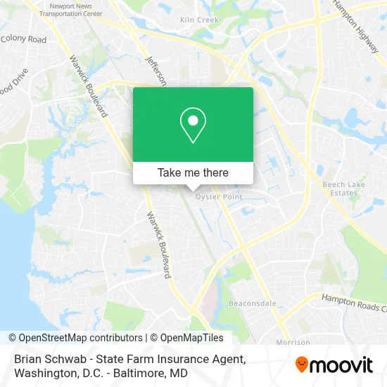 Brian Schwab - State Farm Insurance Agent map