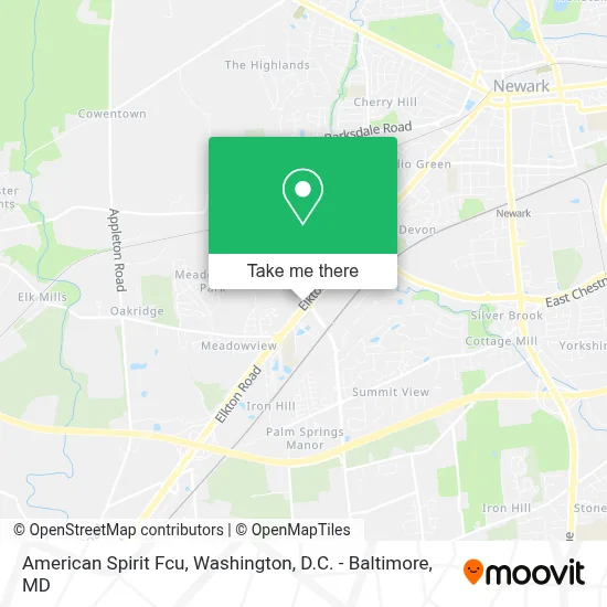 American Spirit Fcu map