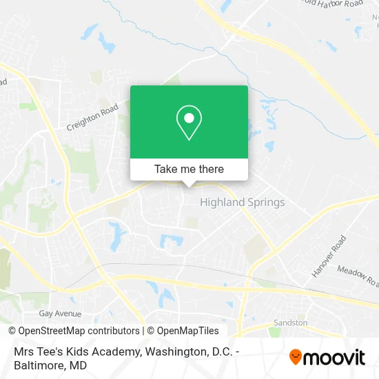 Mrs Tee's Kids Academy map