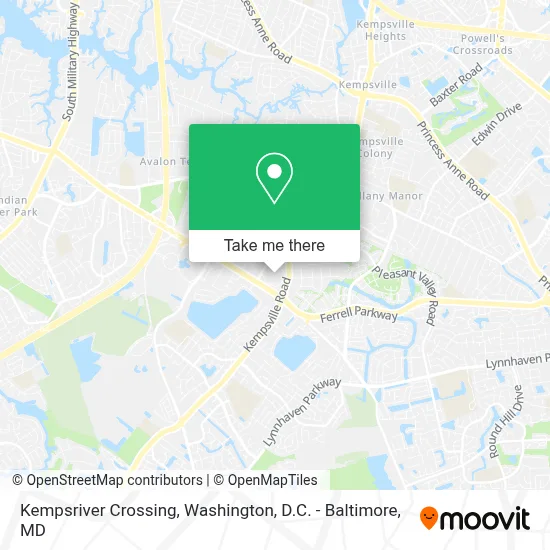 Kempsriver Crossing map