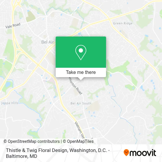 Thistle & Twig Floral Design map