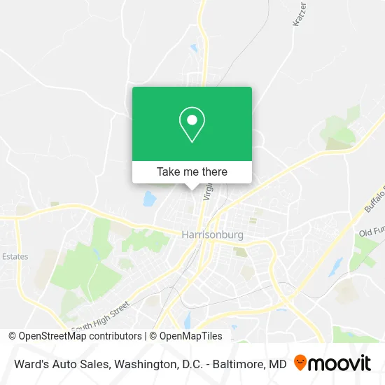 Ward's Auto Sales map