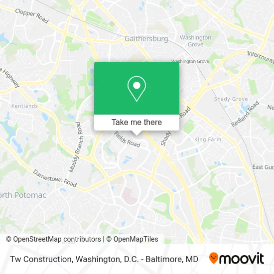 Tw Construction map