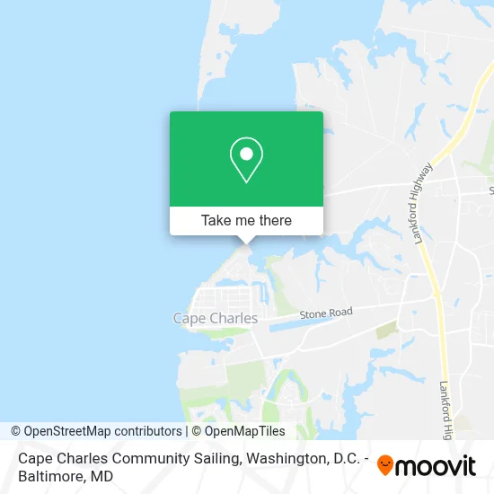 Cape Charles Community Sailing map