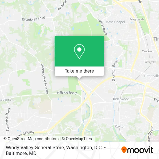 Windy Valley General Store map