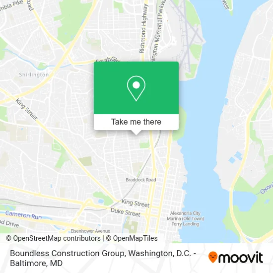 Boundless Construction Group map
