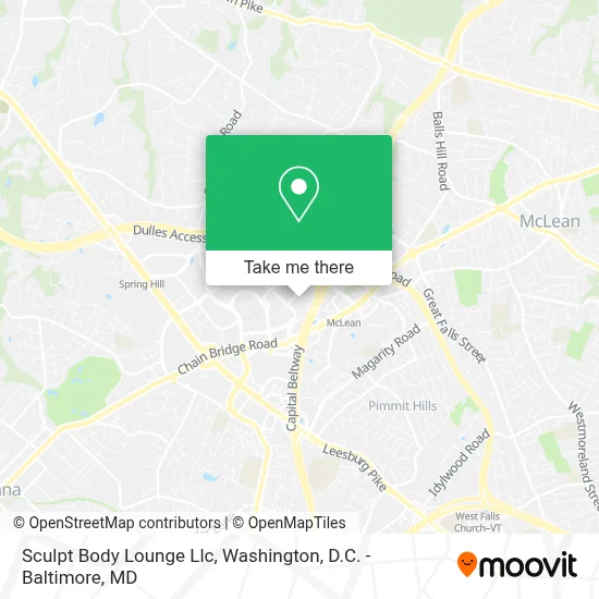 Sculpt Body Lounge Llc map