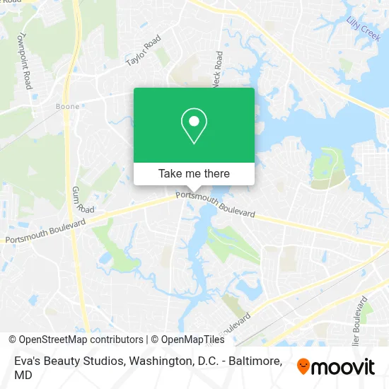 Eva's Beauty Studios map