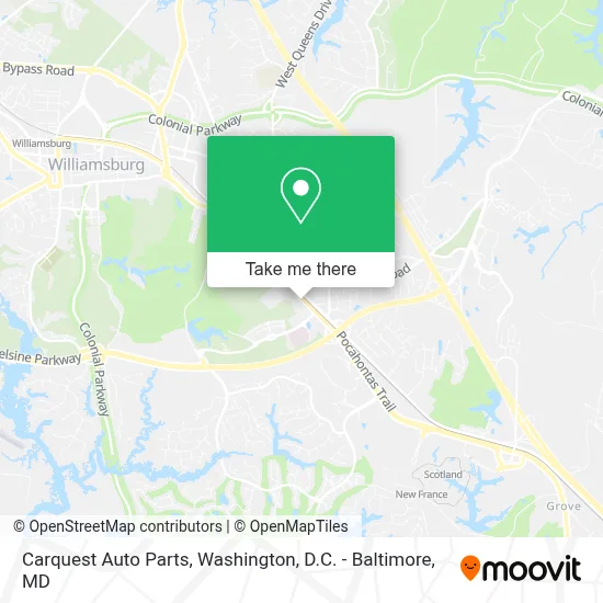Carquest Auto Parts map