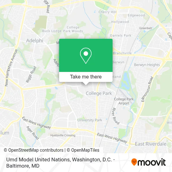Umd Model United Nations map