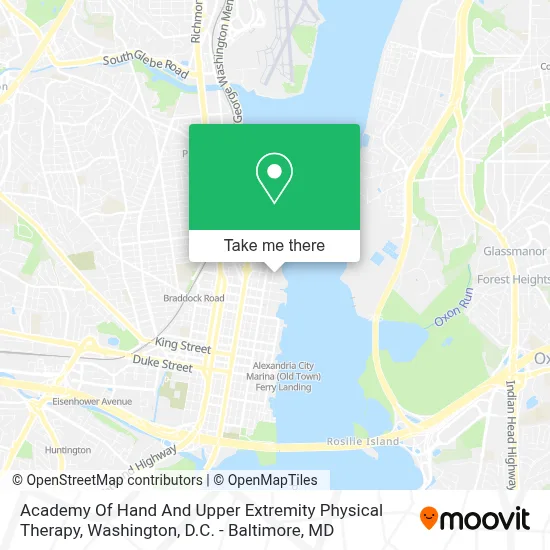 Academy Of Hand And Upper Extremity Physical Therapy map