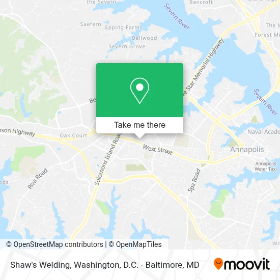 Shaw's Welding map