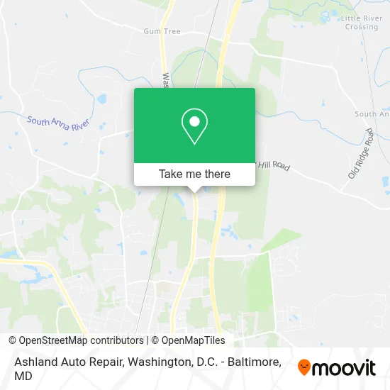 Ashland Auto Repair map