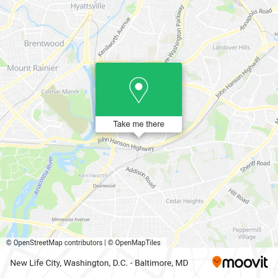 New Life City map