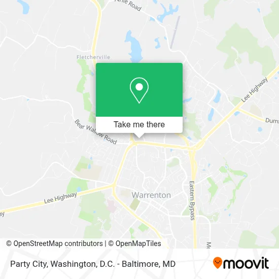 Party City map