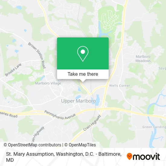 St. Mary Assumption map