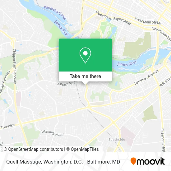 Quell Massage map