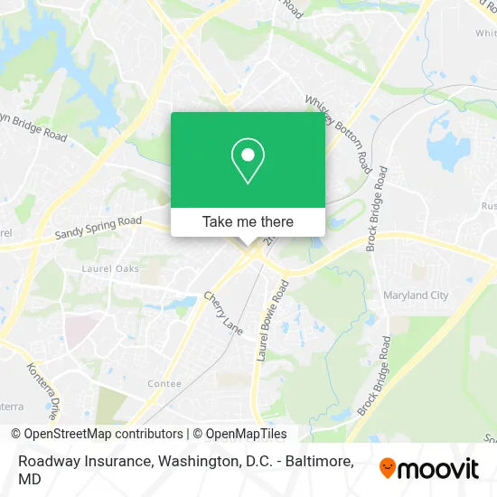 Roadway Insurance map