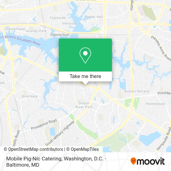 Mobile Pig-Nic Catering map