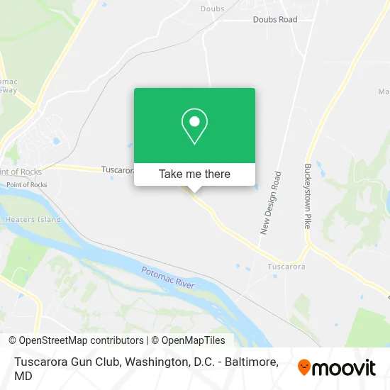 Tuscarora Gun Club map