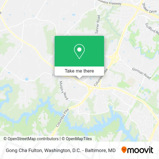 Gong Cha Fulton map