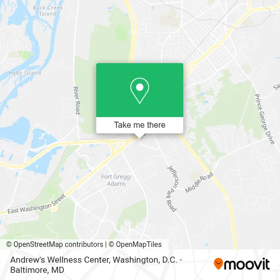 Andrew's Wellness Center map