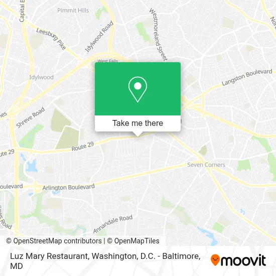 Luz Mary Restaurant map